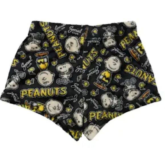 Peanuts Social Club Plush Lounge Shorts - Picture 3 of 7
